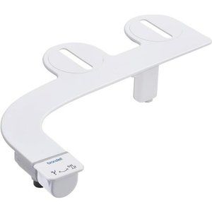 Brondell SS-150W Thinline SimpleSpa Single Nozzle Bidet Attachment, White